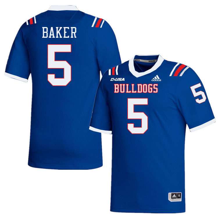 Blake Baker Louisiana Tech Jersey,LA Tech Bulldogs Football Jerseys,Uniforms,Gears-Blue